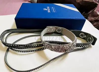 Stylish Silver Bracelet and Belt Set