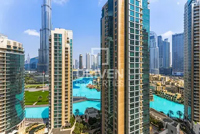 Burj and Fountain Views | Furnished | Maids Room