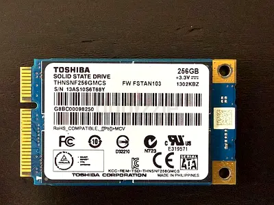 MSATA SSD Toshiba 256GB