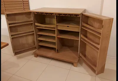 Elegant Wooden Cabinet with Ample Storage