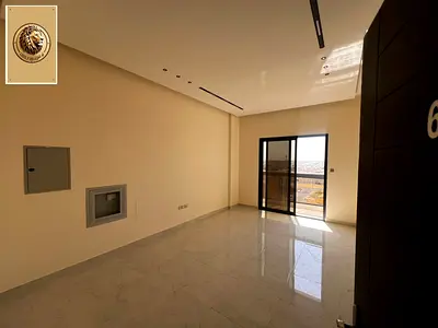 Two bedrooms and a living room for annual rent in Ajman, first tenant. Located in Al Jurf 3 on Sheikh Mohammed bin Zayed Street. Two master bedroo