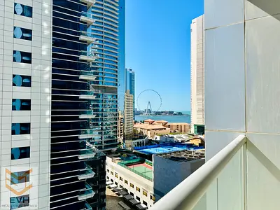Spacious 1 BHK - Dubai Eye and Marina View - Ready