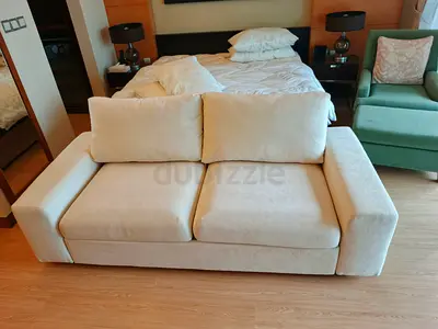 Ikea vimle beige color two seats sofabed
