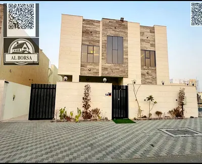 🏡 للايجار فيلا فاخرة بتصميم عصري بعجمان - منطقة العامرة  - 6غرف ماستر و صالة و مجلس ومطبخ و غرفة خادمة مساحات كبيرة  - السعر 120 الف درهم