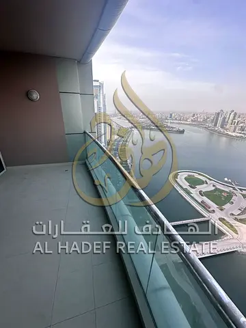 For Rent in Sharjah – Al Majaz 3 Spacious and luxurious apartment featuring: 4 Bedrooms + Spacious Living Room + Maid’s Room, with 3 balconies and b