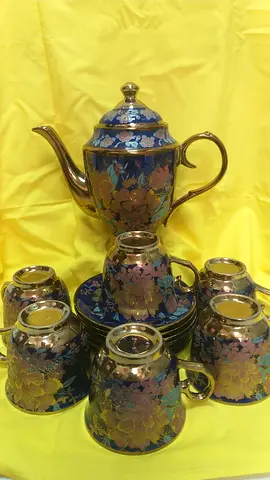Antique Floral Teapot Set