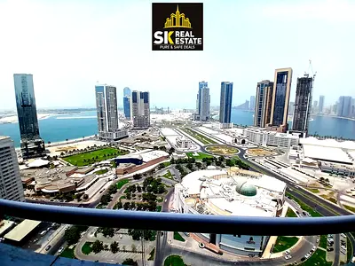 SEA VIEW LUXURIOUS 3 BHK IN 75K IN 4 CHQS WITH GYM SWIMMING POOL KIDS PLAY AREA FREE