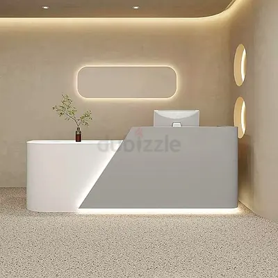 ​Minimalist Geometric Reception Desk