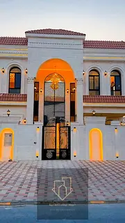 Villa for sale in two streets in Al-Yasmin area, an area of 4300 feet