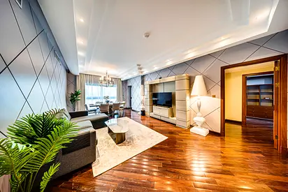 Special Offer: Great Location with View! 2BD Furnished Apartment in Palm Jumeirah