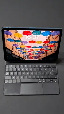 Blue iPad Air  (5th Generation) with Magic Keyboard - 256 GB