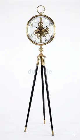 Elegant Decorative Floor Clock with Stand