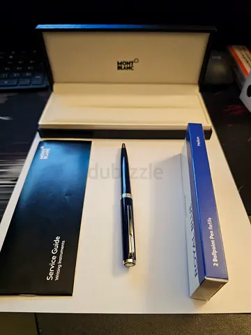 Montblanc PIX Blue Ballpoint Pen - With two Refills - Brand new with Guarantee
