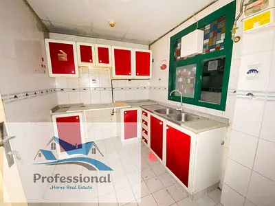 CHILLER FREE NO DEPOSIT SPECIOUS NICE 2BHK WITH BALCONY WARDROBE FAMILY BUILDING 6 CHQ JUST 38K AL QASIMIA
