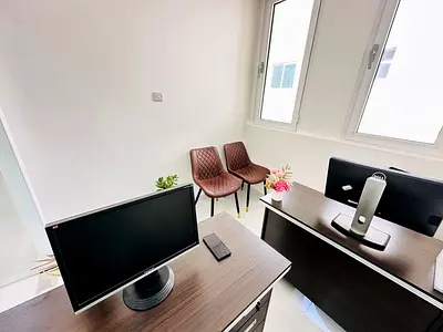 FULLY FURNISHED OFFICE FOR RENT|OFFICE FOR FREEZONE COMPANY|0% COMMISSION