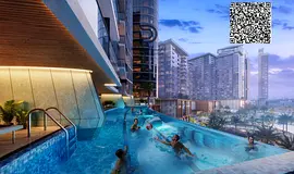 Full Lagoon View | 2 Master Bedrooms + Maid Room | 30% Cash Discount – Rare Deal in Ajman