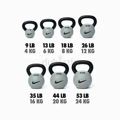 Nike strength Rubber coated Kettlebell smoke Grey