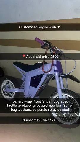 Customized Kugoo Wish 01 Electric Bike
