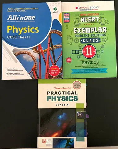CBSE grade 11 physics, Chemistry, Math,  English books