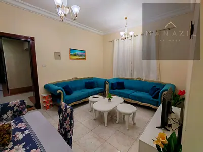 Furnished one-bedroom apartment in Sharjah, excellent price, monthly rent