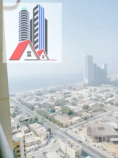 3 BHK Sea View For Rent In Ajman One Tower With Parking.