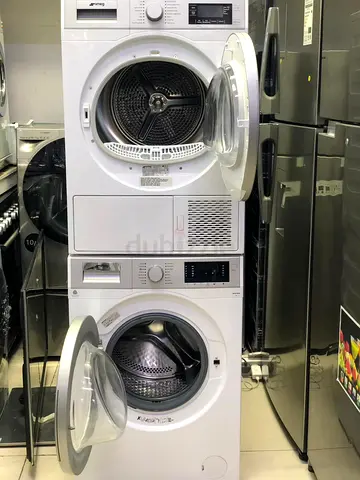 SMEG latest model seprate 8 kg washer and 8 kg dryer set
