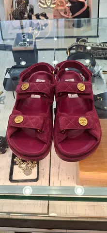 Stylish Womens Sandals in Burgundy