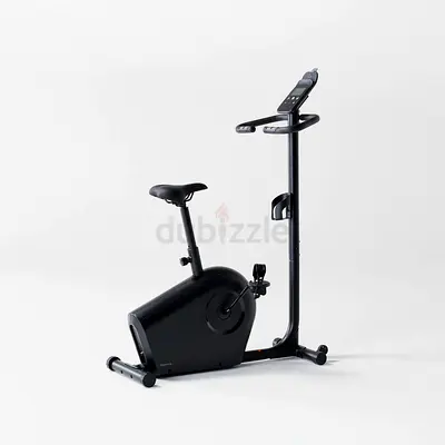 Stationary Exercise Bike with Motorised Resistance EB140 B by DOMYOS
