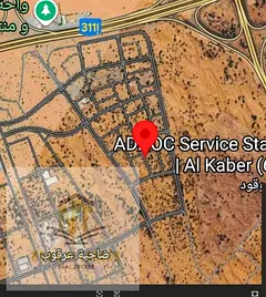 A prime investment opportunity: Own a corner commercial plot in the Al-Arqoub area with freehold own