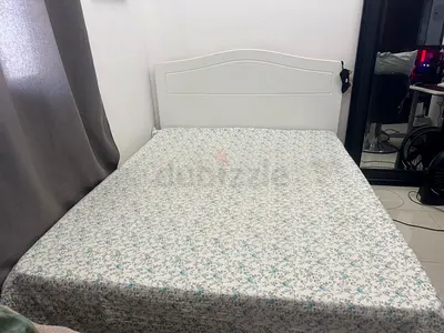 Queen Size Bed Frame with Mattress