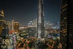 Burj Khalifa &amp; Fountain View with a mall and metro access
