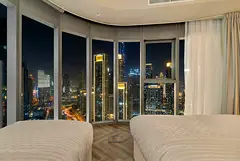64th Floor Rooftop Infinity Pool and Burj View | Bills Included | No Comission