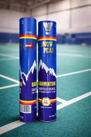 Snowpeak Shuttlecock C1101 BWF approved Goose Feather Speed 77