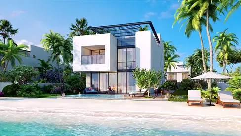 Ready to move Villas | 4 Bed + Maid + Closed Kitchen | Island Living Life Style | Amazing Sea Beach Access | Wake Up With Sound Of Waves