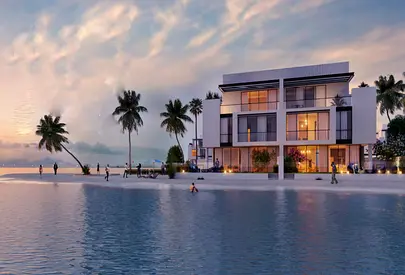 Beach Front Ready to move Villas | 5 Bed + Maid + Closed Kitchen | Wake Up With Sound Of Waves | Island Living Life Style | Private Beach