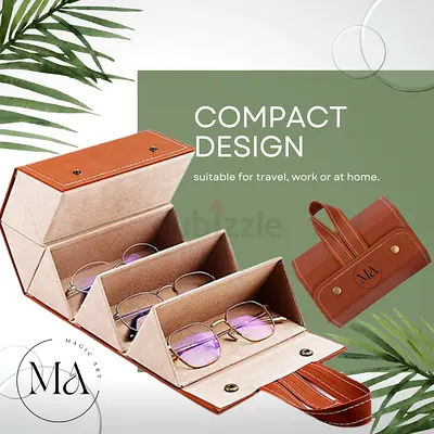 Wholesale 80 Compact Sunglasses Organizer for Travel and Home - جملة 80 حافظة نظارات واكسسوارات شيك