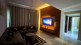 Furnished apartment with two rooms and a hall in Garden City Towers