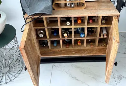 Bar shelf