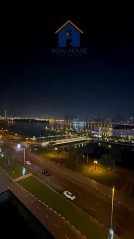 للبيع شقة غرفتين وصالة – المجاز 3 – إطلالة مباشرة على بحيرة خالد