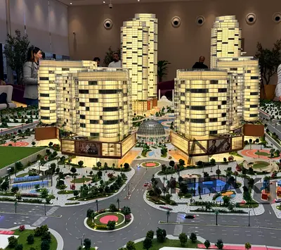 Studio for Sale – Tiger Downtown Ajman Crystal Lagoon View | Dancing Fountain |
