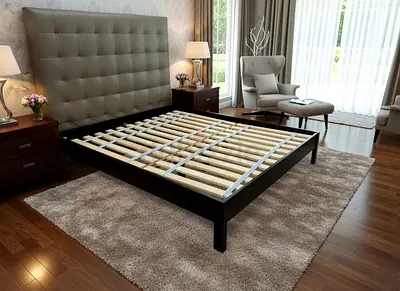 West elm queen bed
