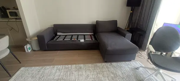 IKEA vimle L Shape Sofa Bed Dark grey