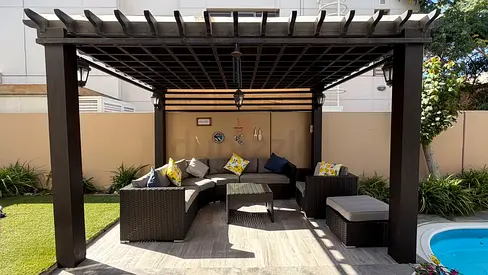 Outdoor sofa (rattan corner)