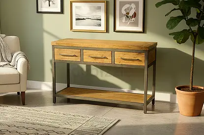 Wooden Console Table with Drawers from the one 116x42 cm
Height 79 cm