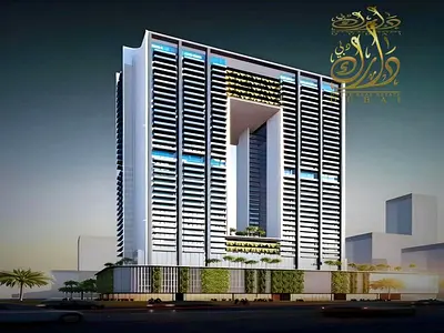 استوديو مفروش | برج سكاي جيت | إطلالات على المسبح والأفق