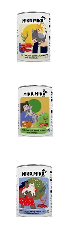 Mika Mika Wet Cat Food ( Pate  Jelly ) 400gm Can