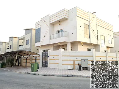 🏡 Spacious 5-Bedroom Corner Villa for Rent in Al Yasmeen, Ajman – AED 120,000/Year | Majlis + Maid Room + Parking