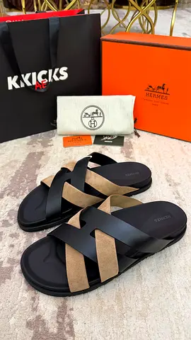 Hermes Kazimir Sandals ‘Black/Brown’
