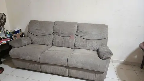 Comfortable Grey Sofa from Danube