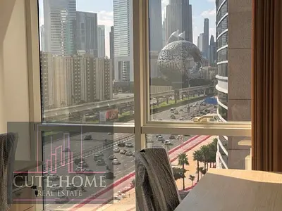 مكتب مفروش في فندق فيرمونت دبي